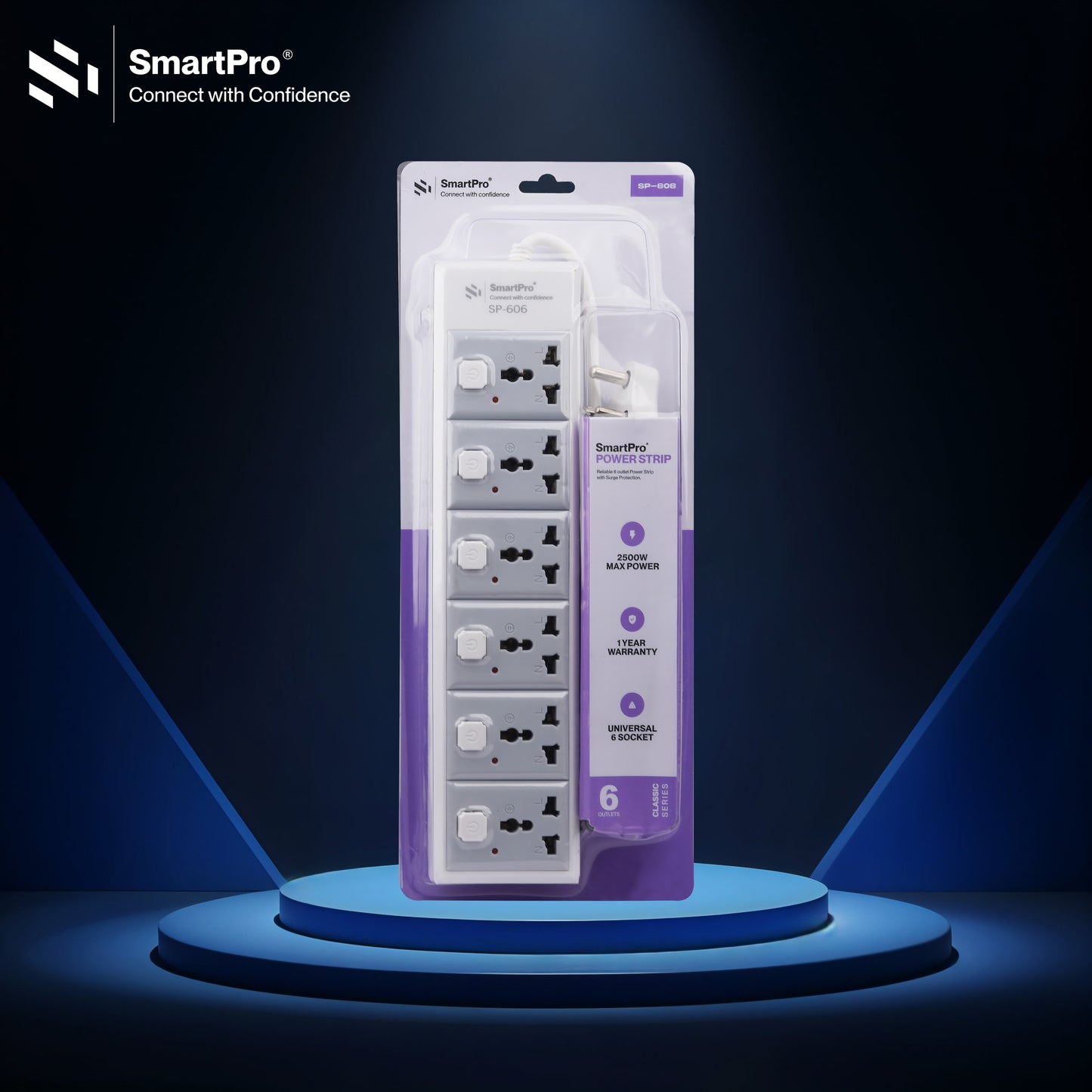 SmartPro POWER STRIP 6+6
