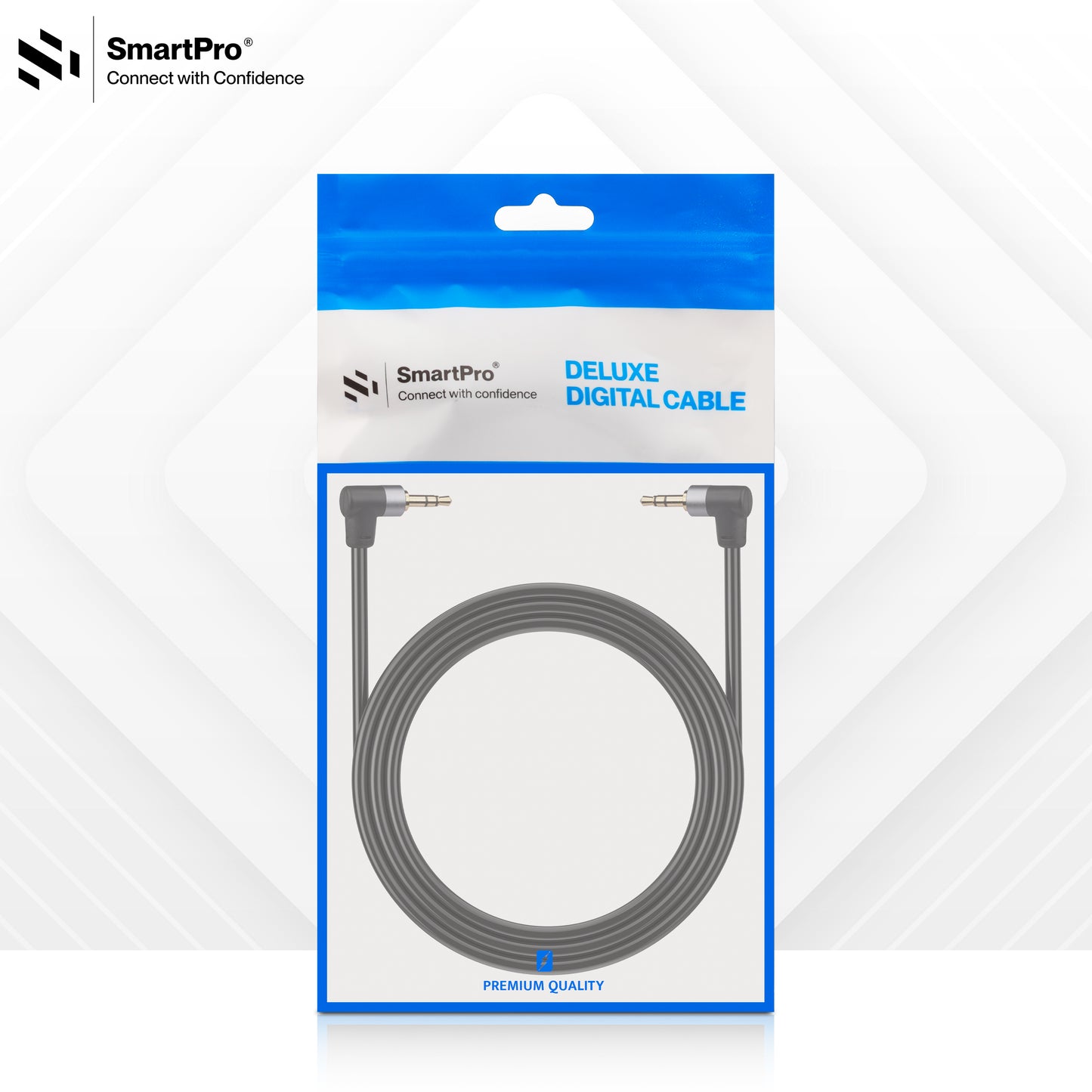 SmartPro AUX CABLE METAL PLUG (BOTH L TYPE)