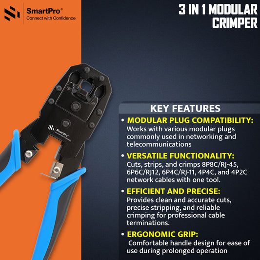 SmartPro 3 IN 1 CRIMPING TOOL