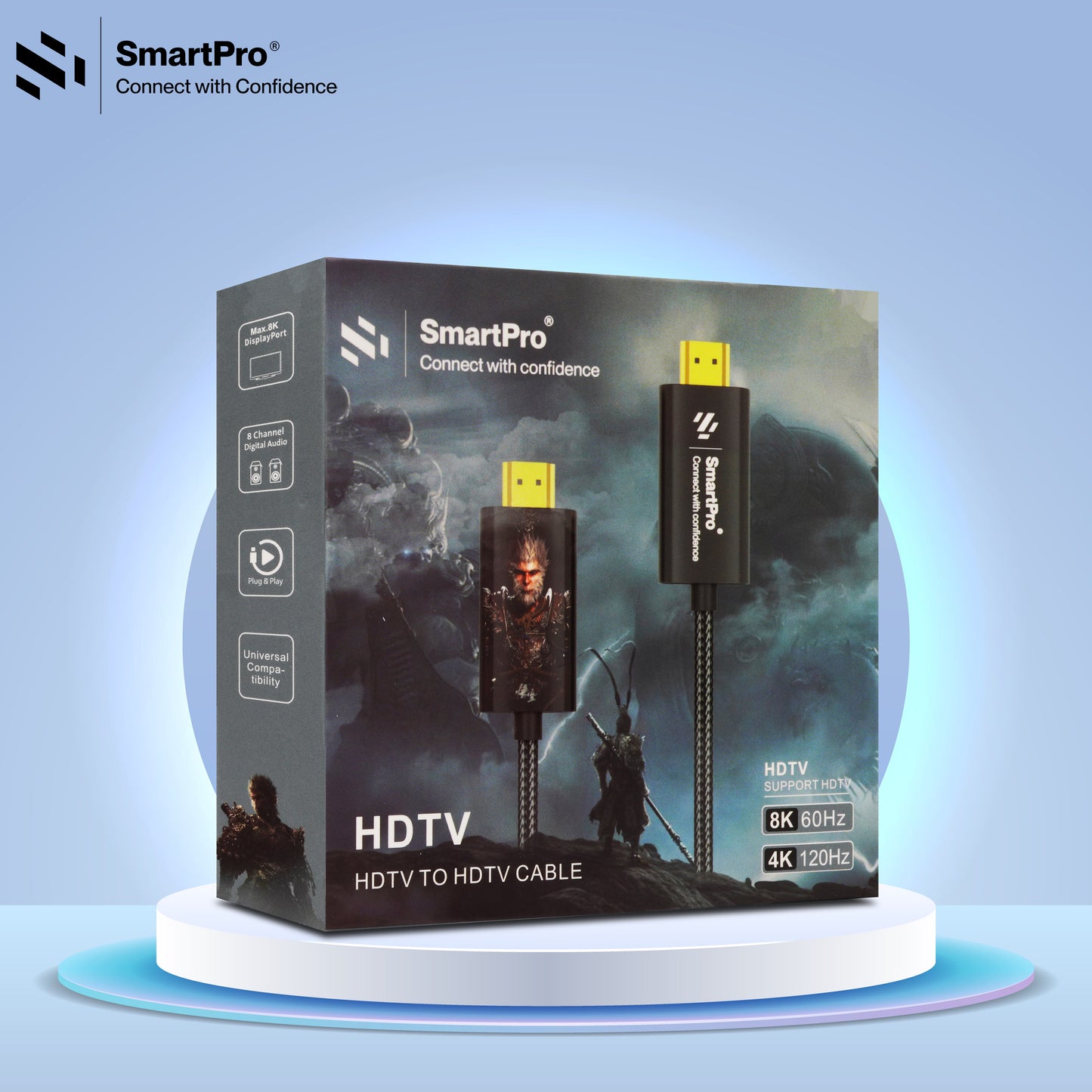 SmartPro Ultra High-Speed HDMI 2.1 8K Nylon Cable