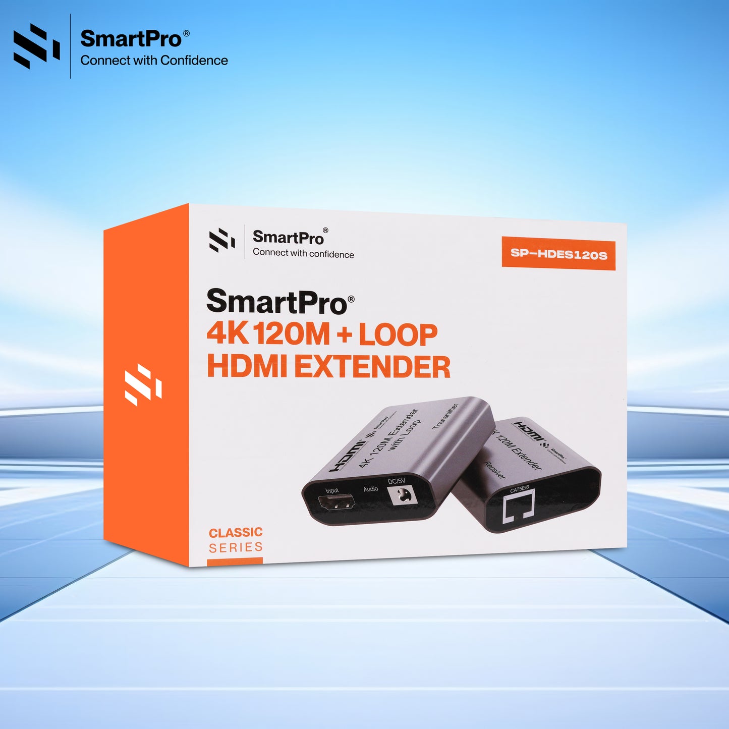 SmartPro 4K 120 MTR HDMI EXTENDER WITH LOOP