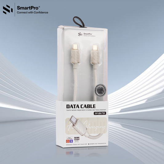 TYPE C TO TYPE C CABLE (WHITE)