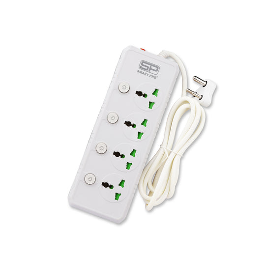 SmartPro SPIKE GUARD 4+4  WITH SURGE PROTECTOR (1.8 MTR)