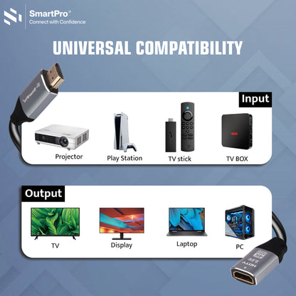 SmartPro 4K HDMI EXTENSION 60Hz CABLE (METAL HEAD)