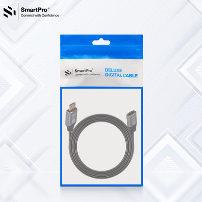 SmartPro 4K MINI HDMI TO HDMI FEMALE 60Hz CABLE ( METAL PLUG)