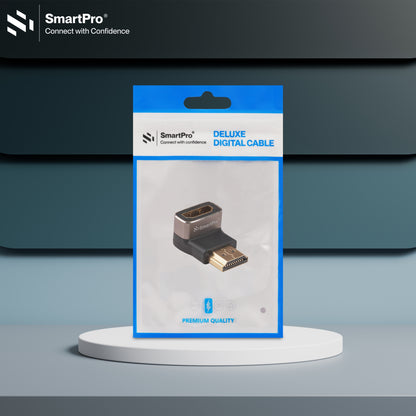 SmartPro 8K HDMI MALE-FEMALE 90 DEEGREE JOINTER Metal Body