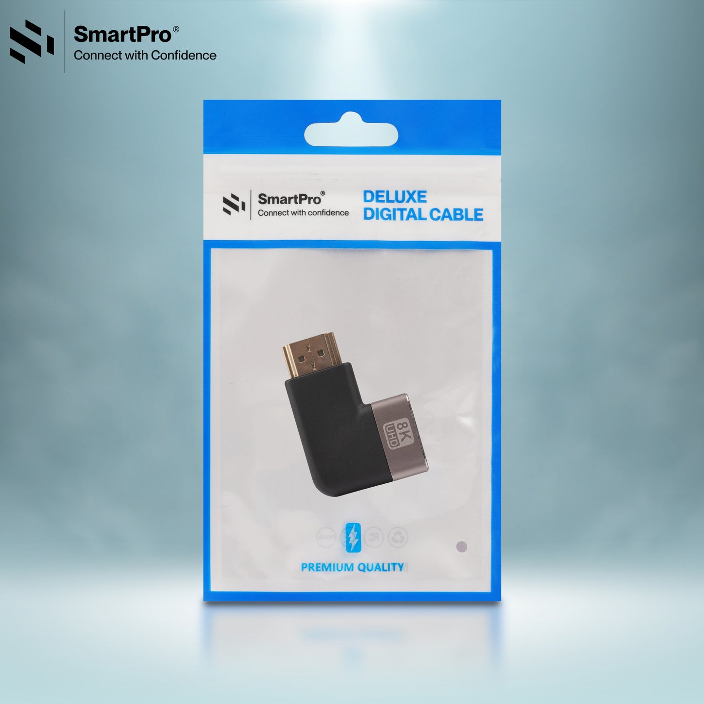 SmartPro 8K HDMI MALE-FEMALE L2 JOINTER Metal Body