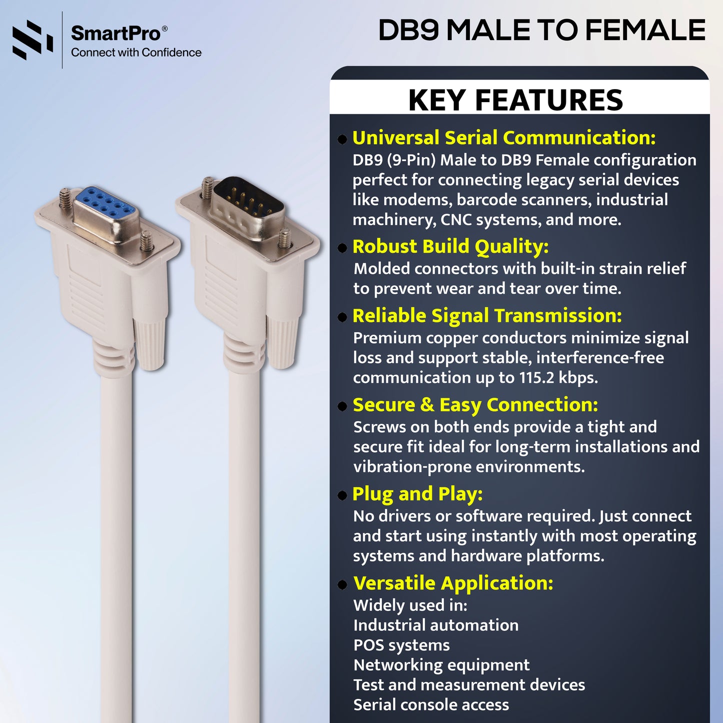 SmartPro 9 PIN EXTENSION CABLE