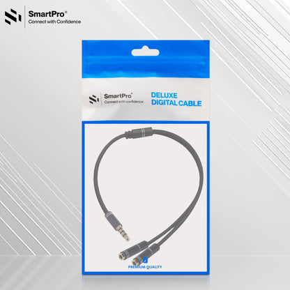 SmartPro AUX Y CABLE METAL PLUG (SPLITTER)