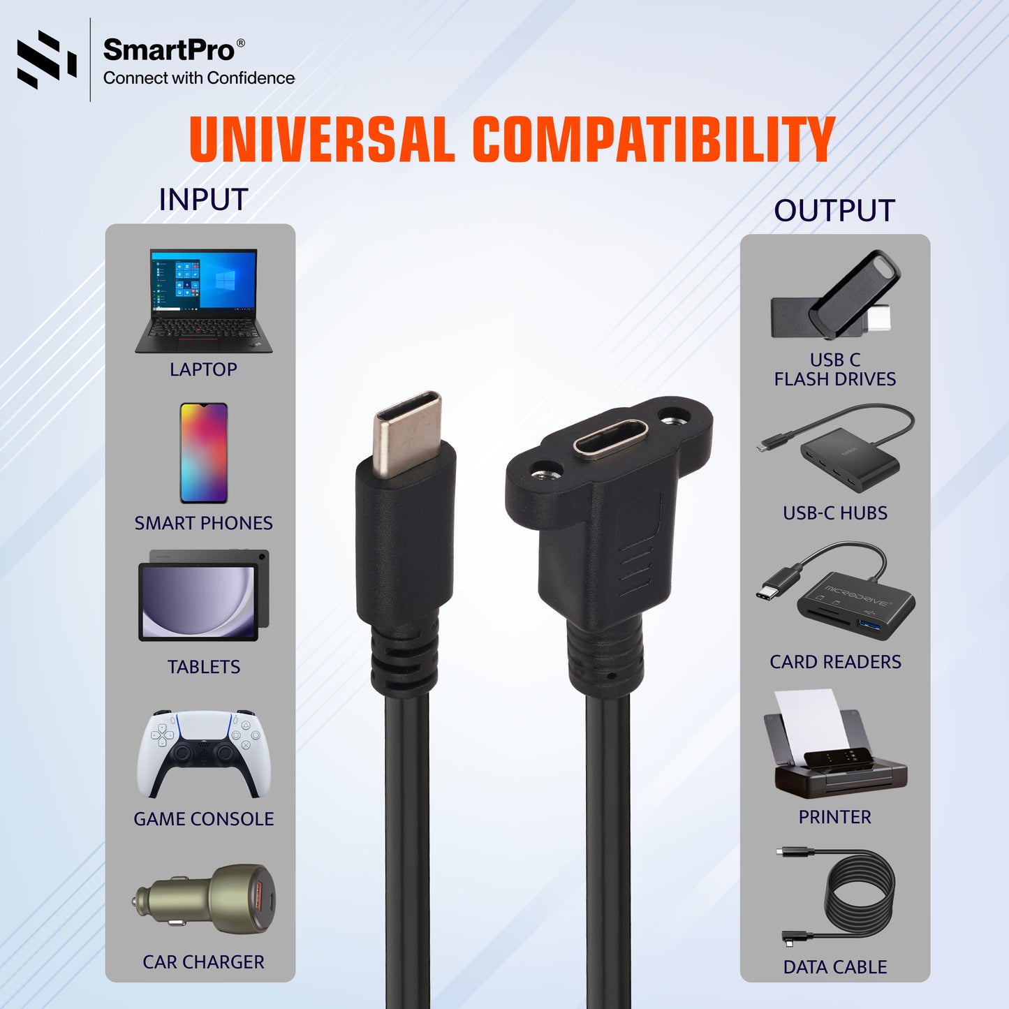 SmartPro TYPE C EXTENSION CABLE WITH SCREW