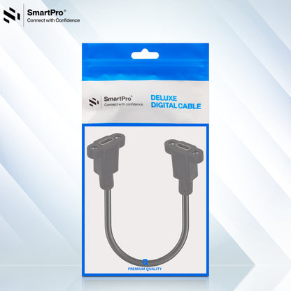 SmartPro TYPE C FEMALE TO FEMALE CABLE WITH SCREW