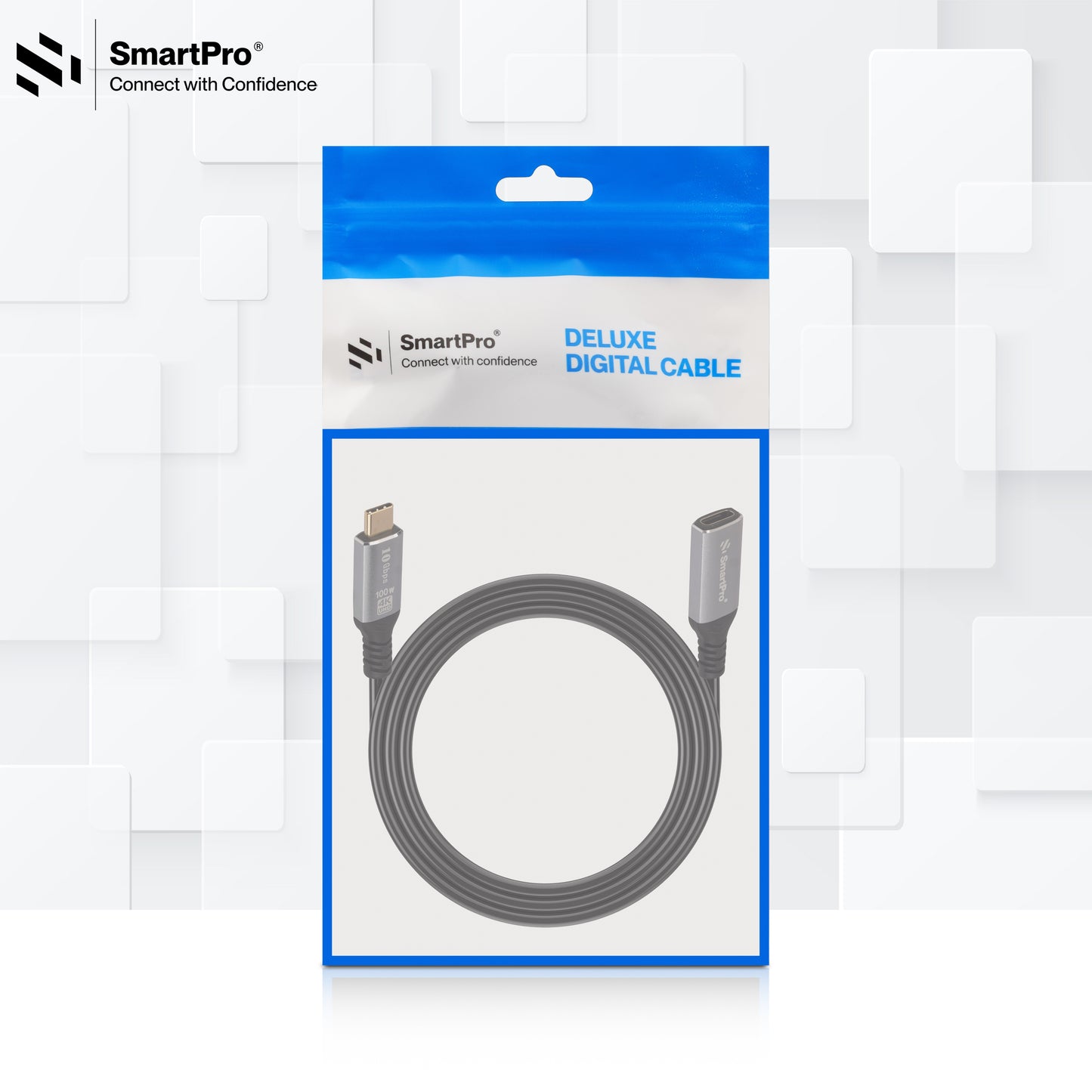 SmartPro TYPE C EXTENSION CABLE 10 GBPS (METAL HEAD)
