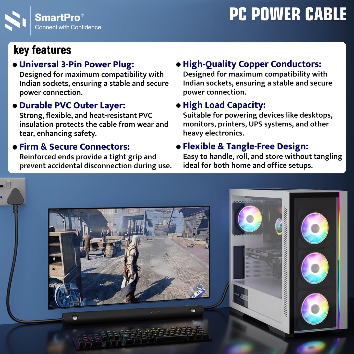SmartPro DESKTOP POWER CABLE