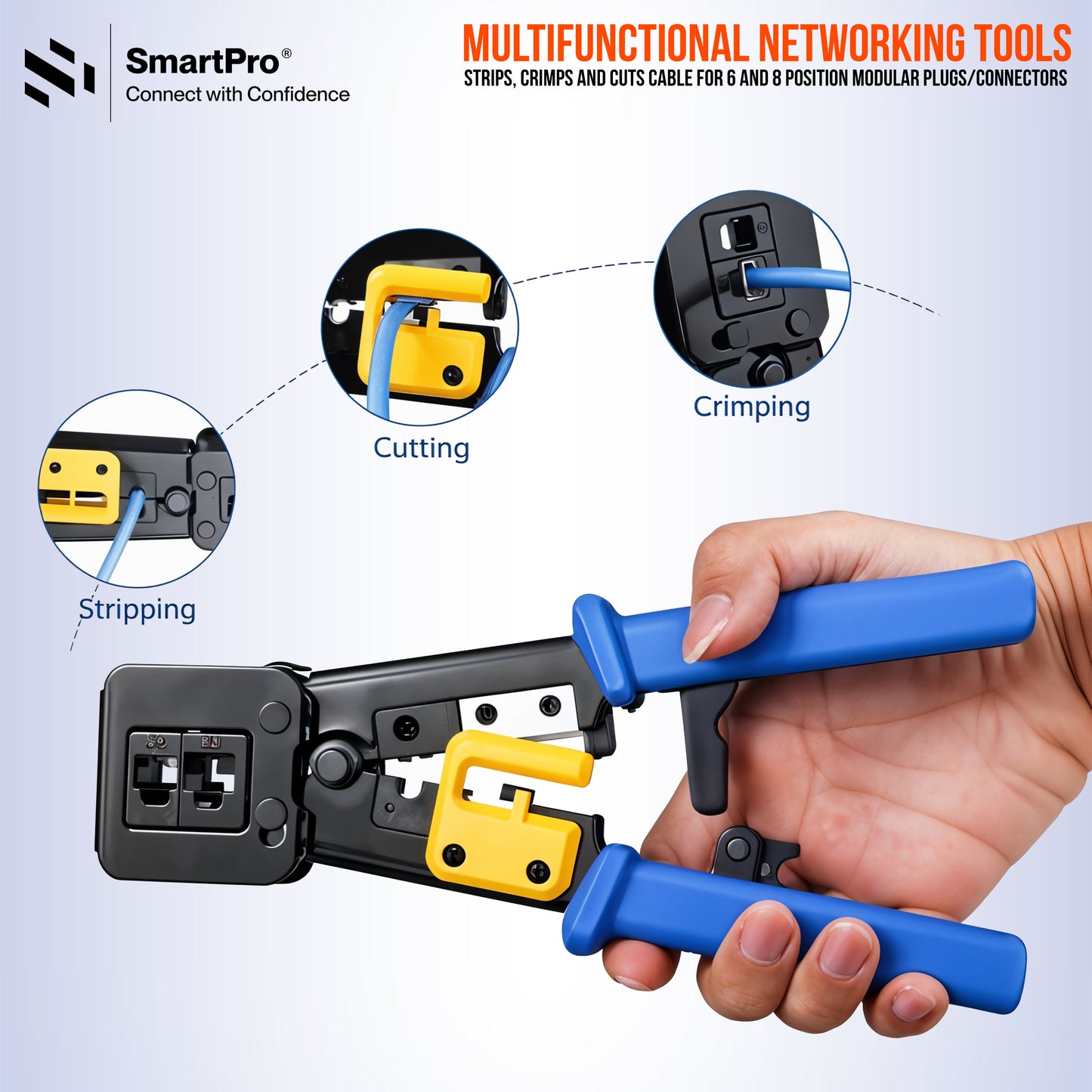 SmartPro PASS-THROUGH CRIMPING TOOL
