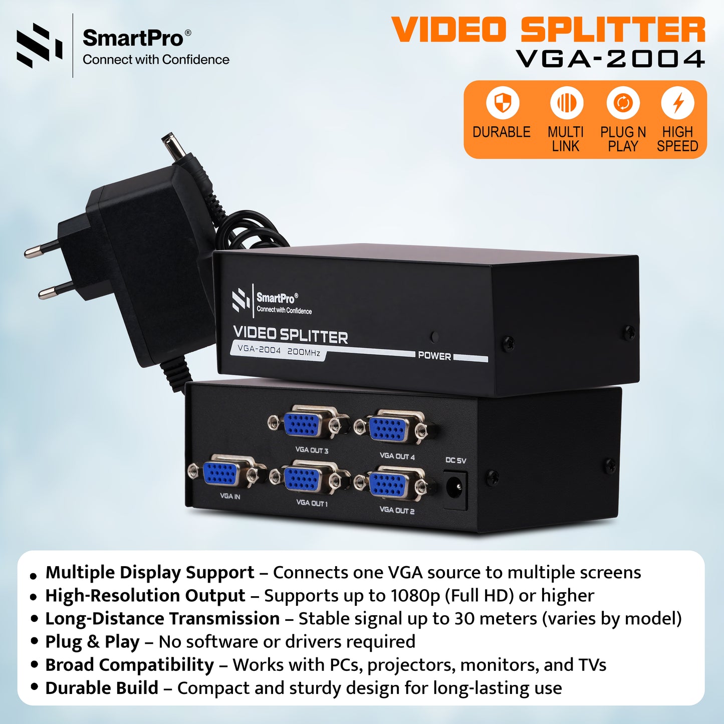 SmartPro VGA SWITCH 4 PORT