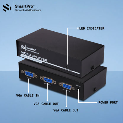 SmartPro VGA SPLITTER 2 PORT