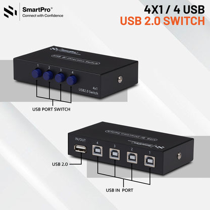 SmartPro USB SWITCH 4 PORT