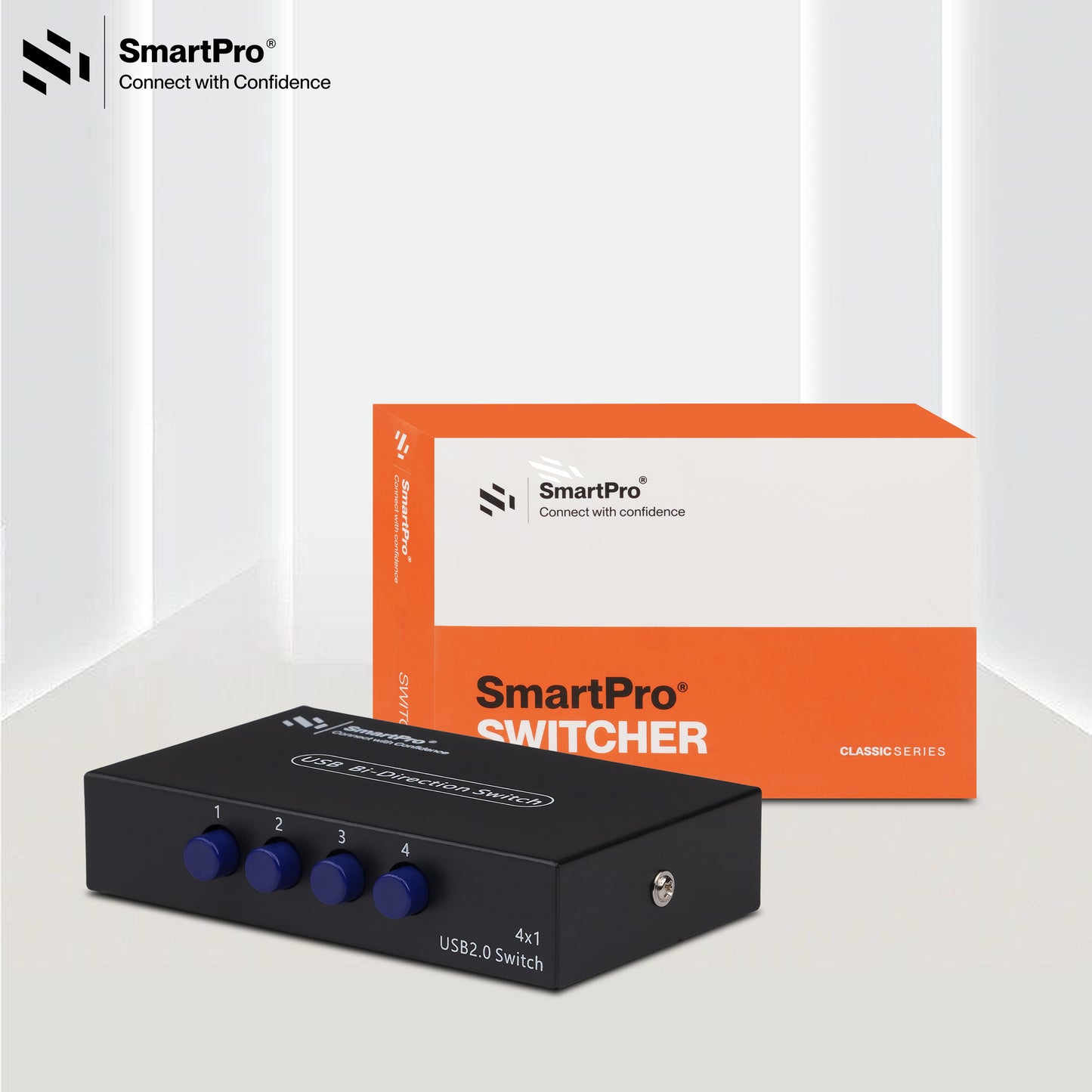 SmartPro USB SWITCH 4 PORT