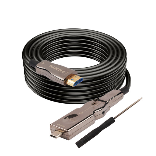 SmartPro HDMI To Type C 2.0 Optical Fiber 4k@60Hz Cable