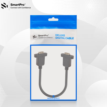 SmartPro HDMI FEMALE TO FEMALE PANNEL MOUNT CABLE 30CMS (SCREW TYPE)