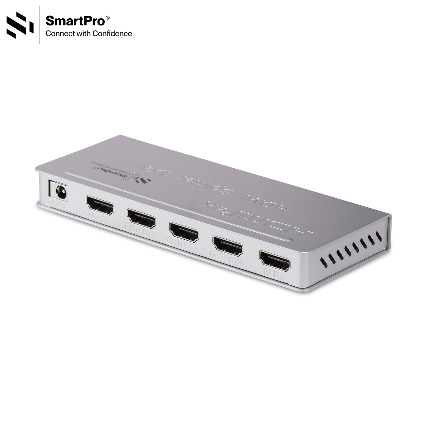 SmartPro 4K MINI 4 PORT HDMI SPLITTER (Metal Body)