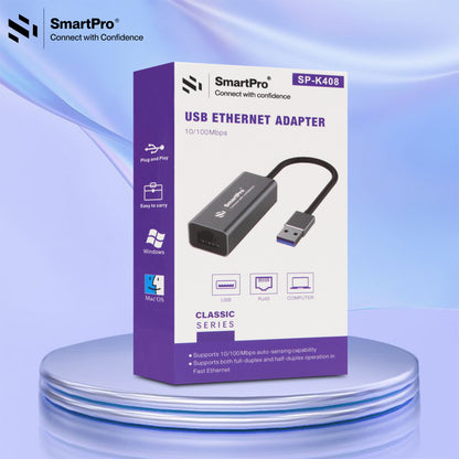 SmartPro USB 3.0 TO LAN 100 MBPS (Metal Body)