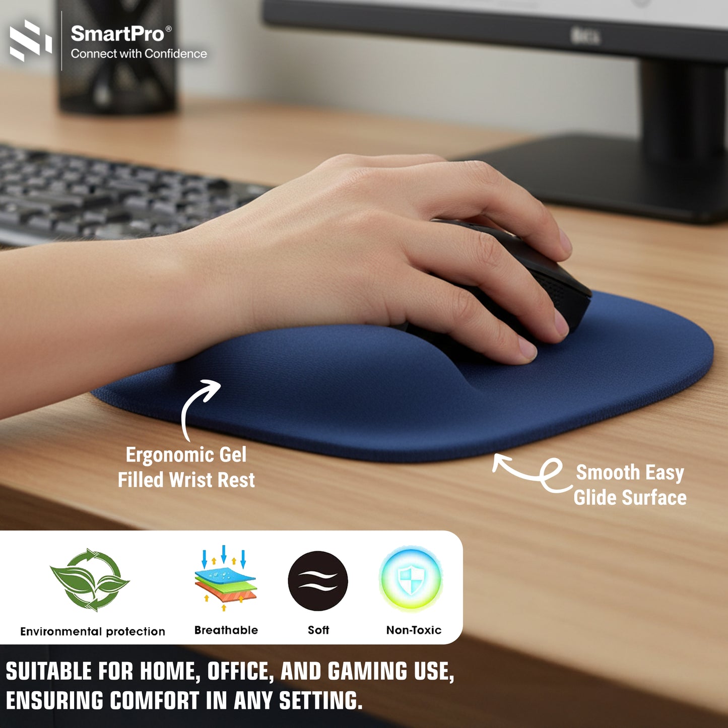 SmartPro MOUSE PAD BLACK