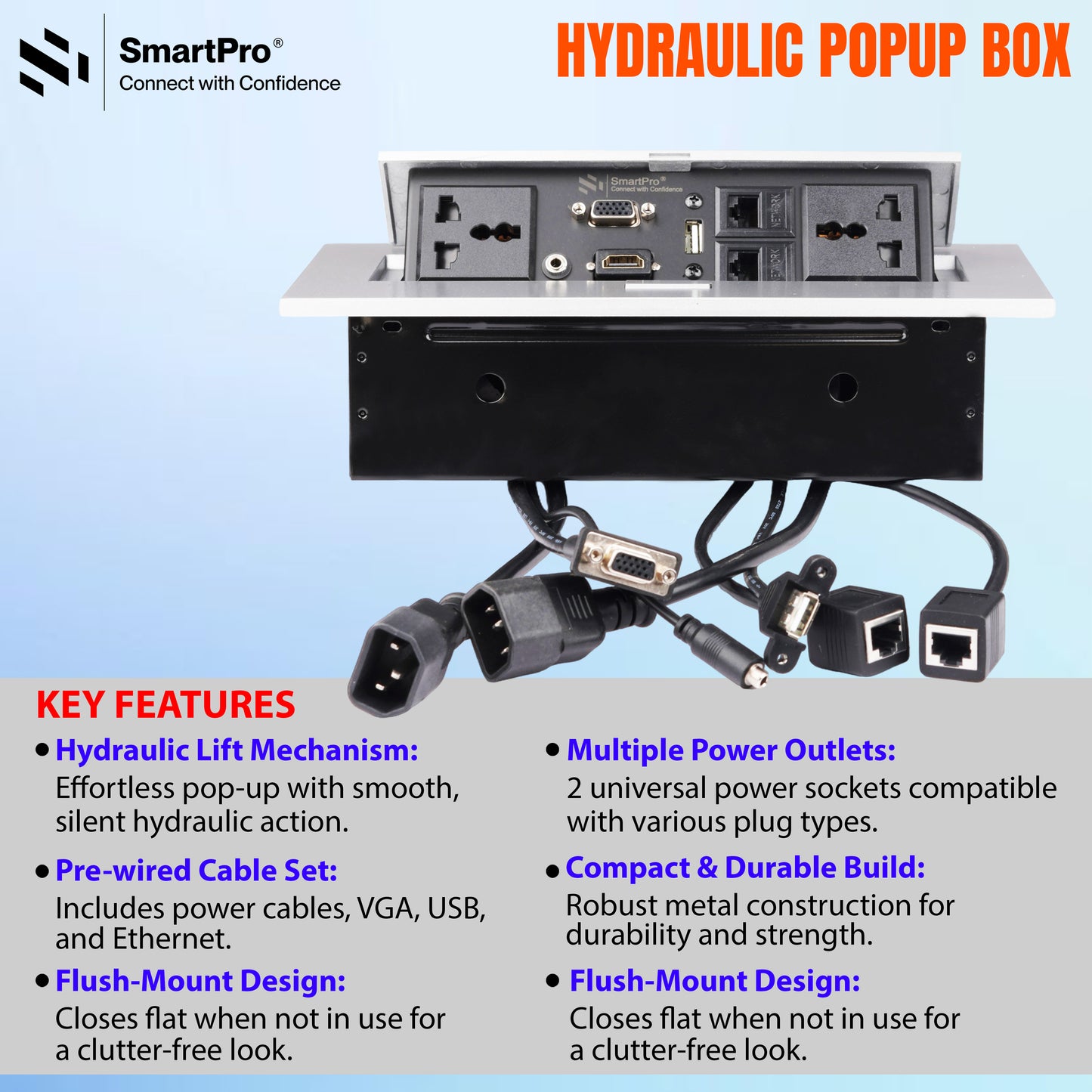 SmartPro HYDRAULIC POPUP BOX