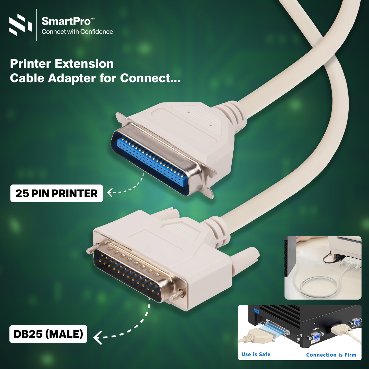 SmartPro 25 PIN PRINTER CABLE