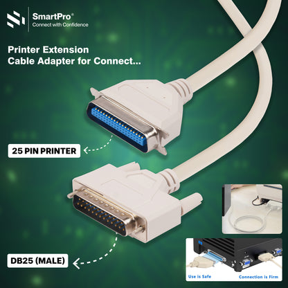 SmartPro 25 PIN PRINTER CABLE