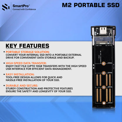 SmartPro M.2 NVME SSD ENCLOSURE DELUXE