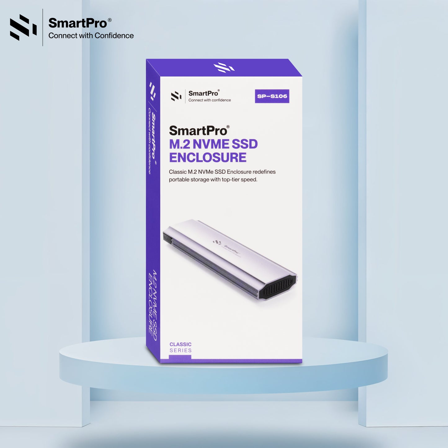 SmartPro M.2 NVME SSD ENCLOSURE DELUXE