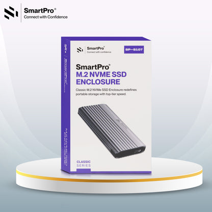 SmartPro M.2 NVME SSD ENCLOSURE DELUXE