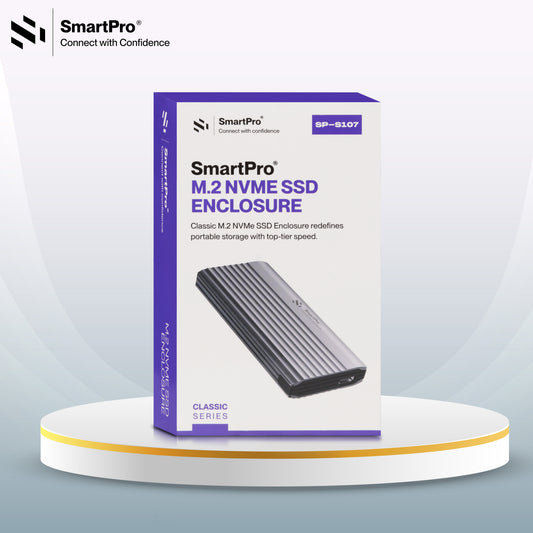 SmartPro M.2 NVME SSD ENCLOSURE DELUXE