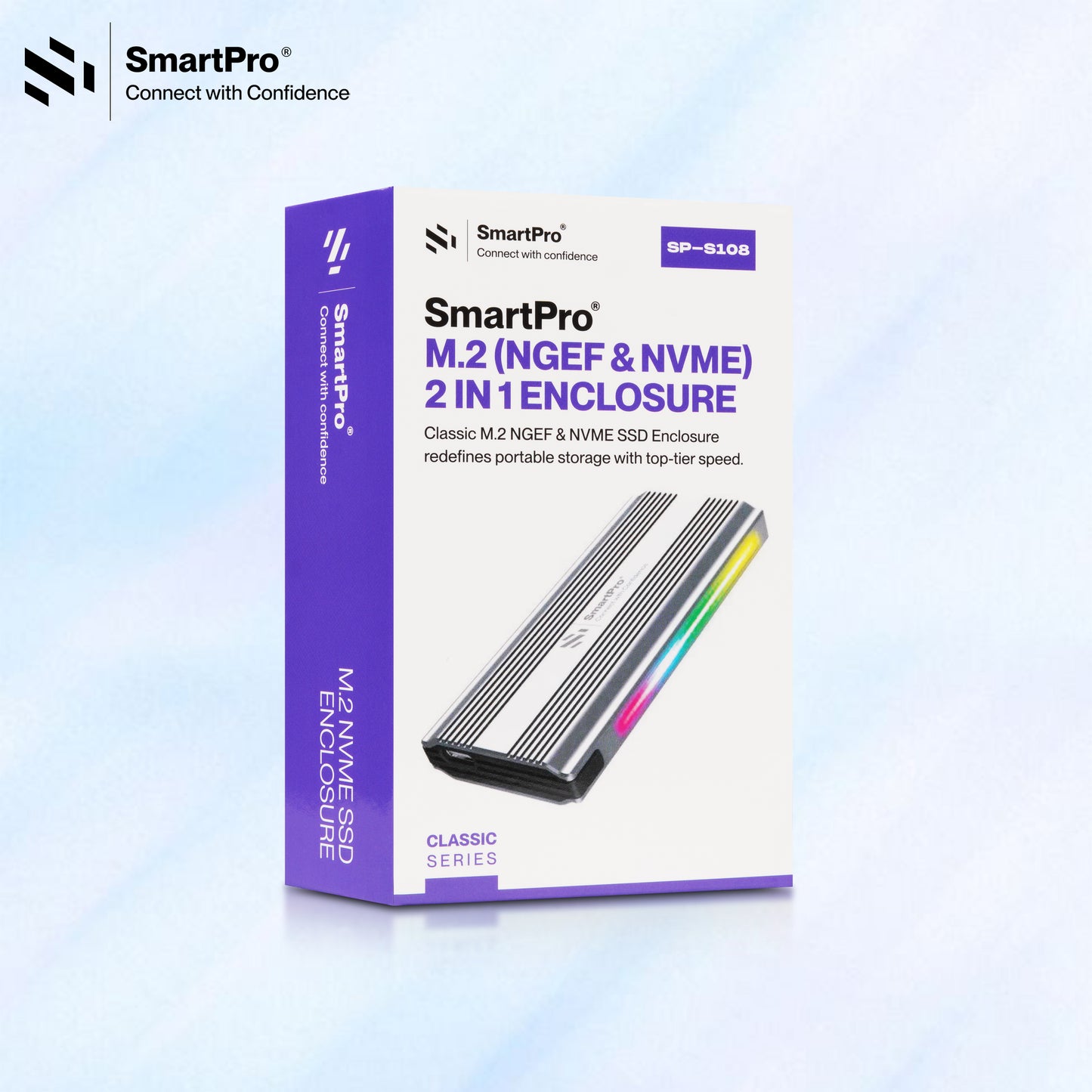 SmartPro M.2 (NGEF&NVME) 2 IN 1 ENCLOSURE