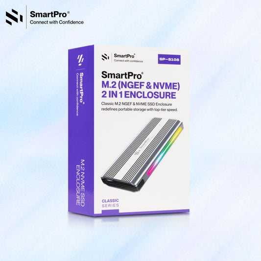 SmartPro M.2 (NGEF&NVME) 2 IN 1 ENCLOSURE