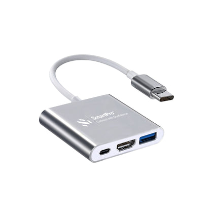 SmartPro 4K TYPE C TO 3 IN 1 CONVERTER (METAL HEAD)
