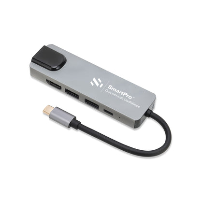 SmartPro 4K TYPE C TO 5 IN 1 CONVERTER (METAL HEAD)