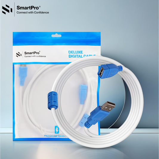 SmartPro USB EXTENSION CABLE (WHITE/BLUE)