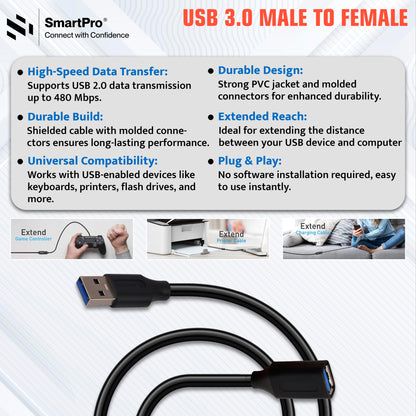 SmartPro USB 3.0 EXTENSION CABLES