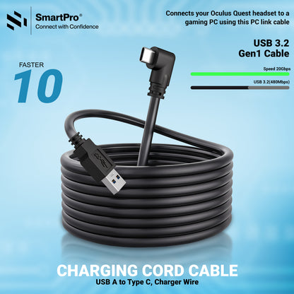 SmartPro USB 3.2 TO TYPE C CABLE (L Type)