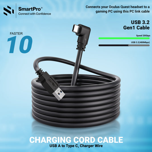 SmartPro USB 3.2 TO TYPE C CABLE (L Type)