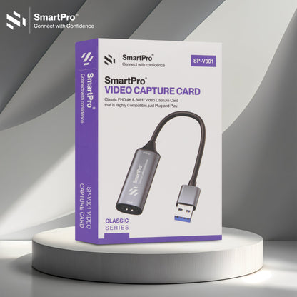 SmartPro 4K HDMI VIDEO CAPTURE CARD 3.0