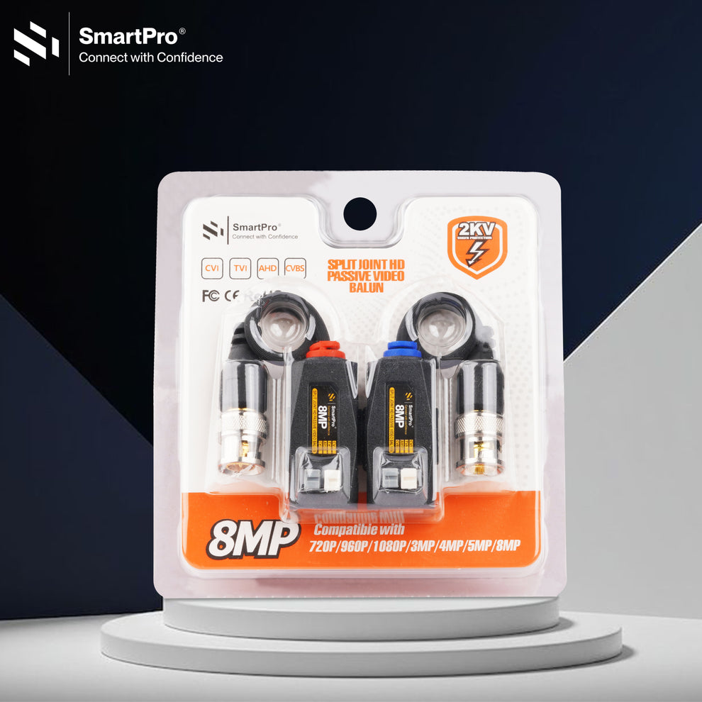 SmartPro 10G AHD Video Balun