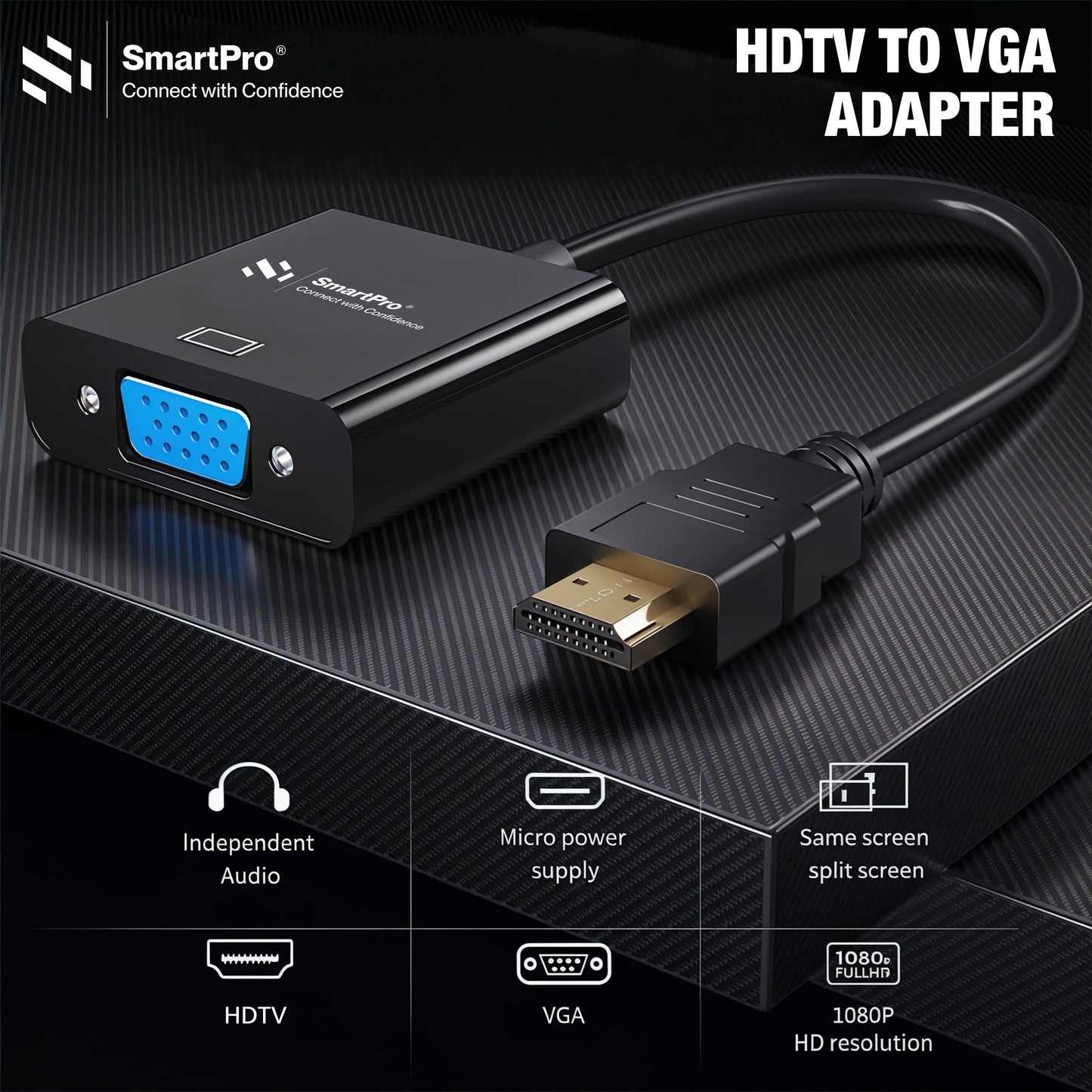 SmartPro HDMI TO VGA ADAPTER