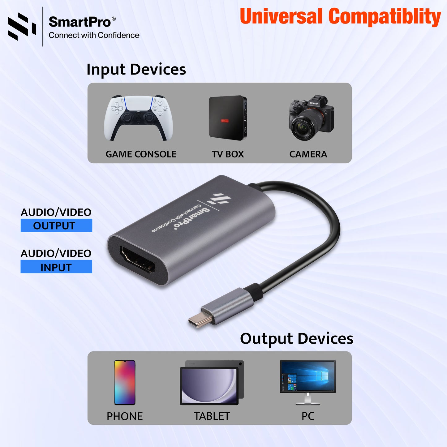 SmartPro 4K TYPE C TO HDMI CONVERTER (METAL HEAD)
