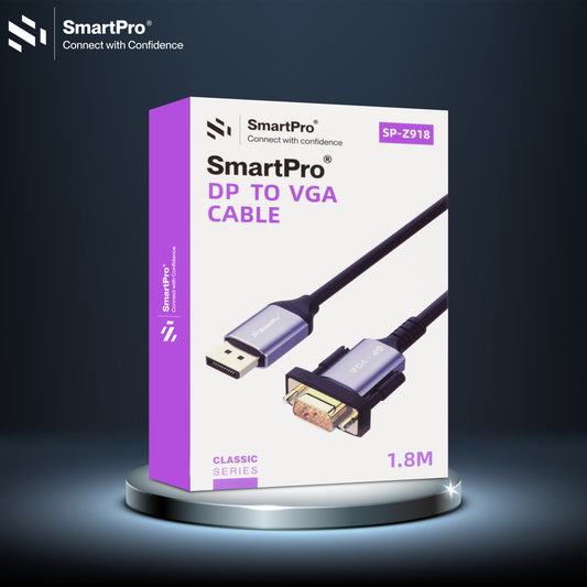 SmartPro 4K DP TO VGA CABLE METAL