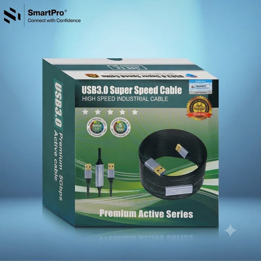 SmartPro USB 3.0 Active Male to Male Cable (Metal Plug)