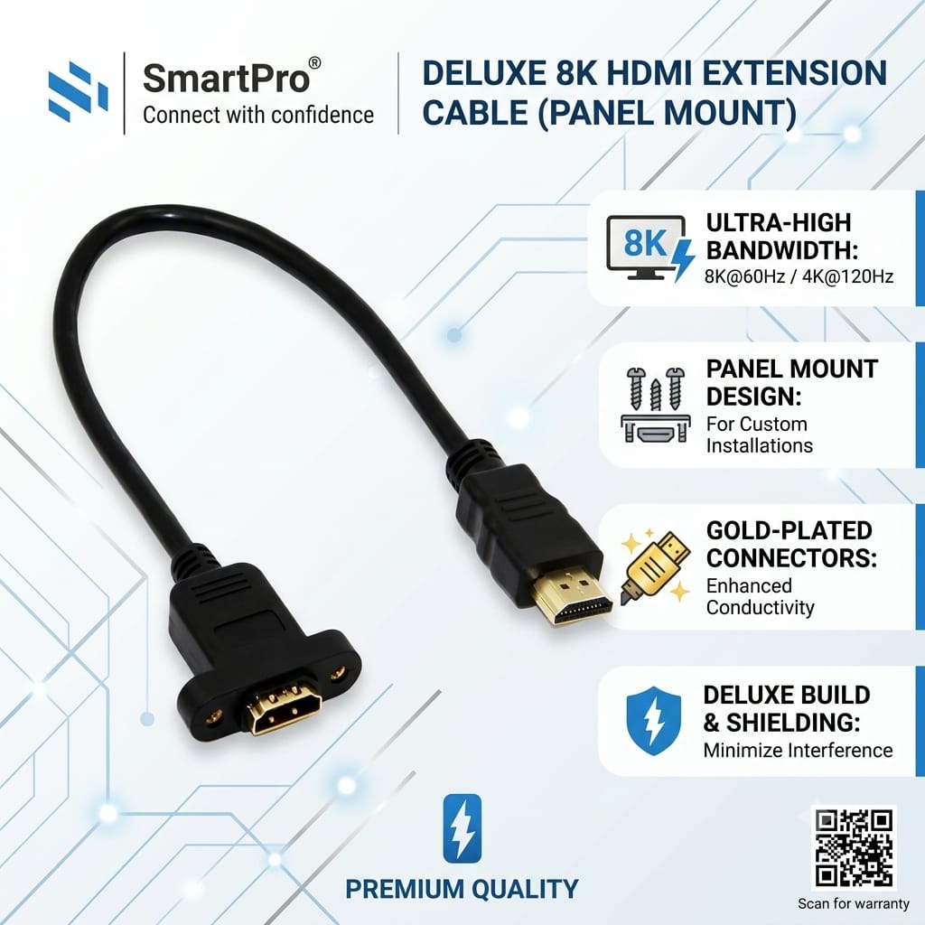 SMART PRO HDMI EXTENSION CABLE (SCREW TYPE)