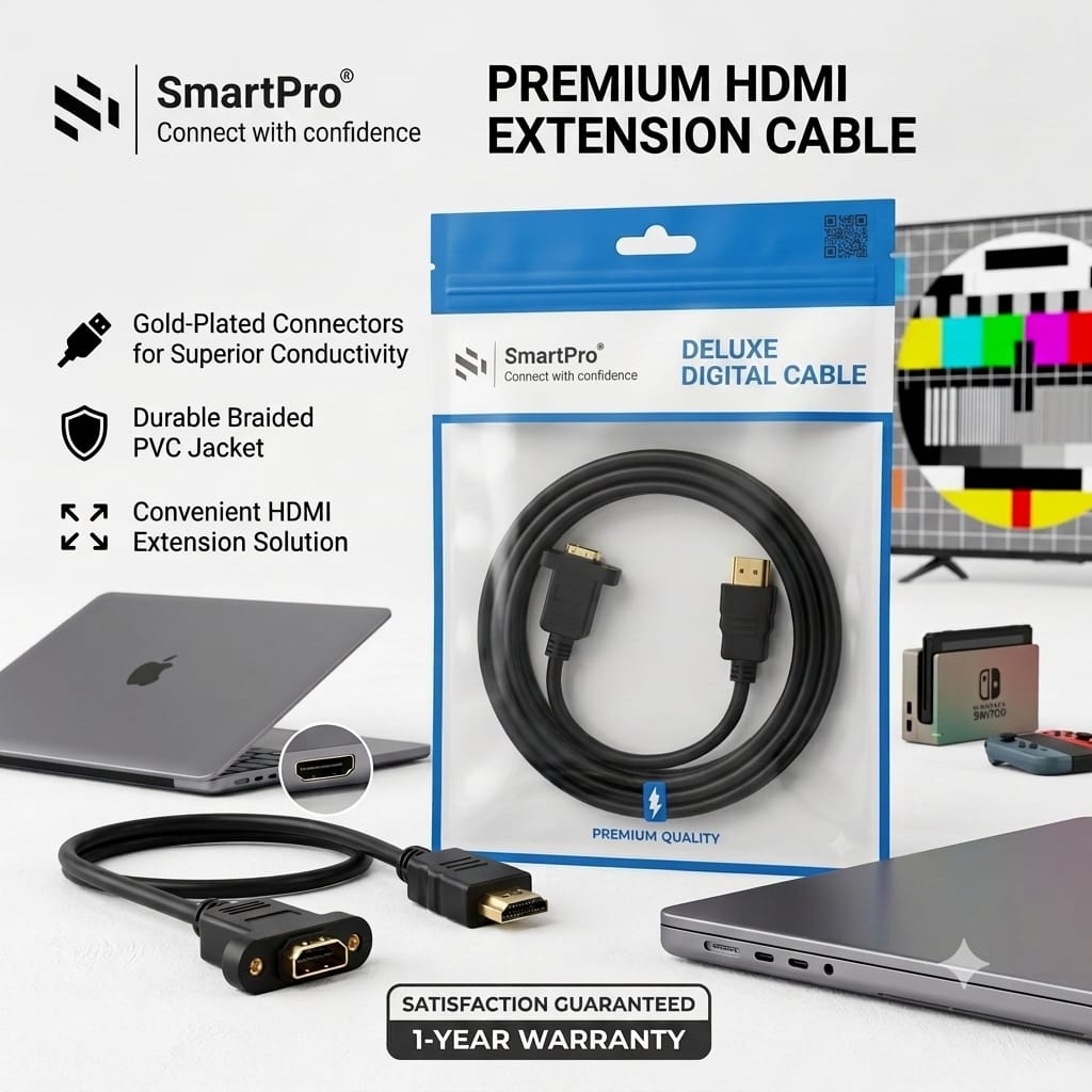 SMART PRO HDMI EXTENSION CABLE (SCREW TYPE)